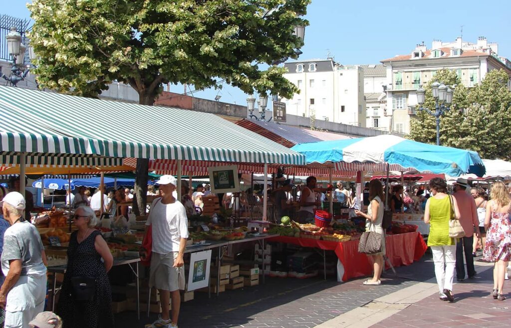 Marché du cours Saleya à Nice