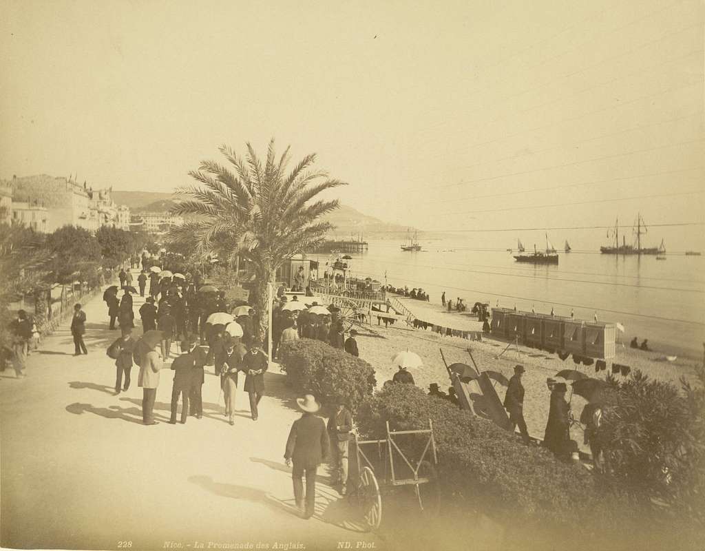 La promenade des anglais en 1985